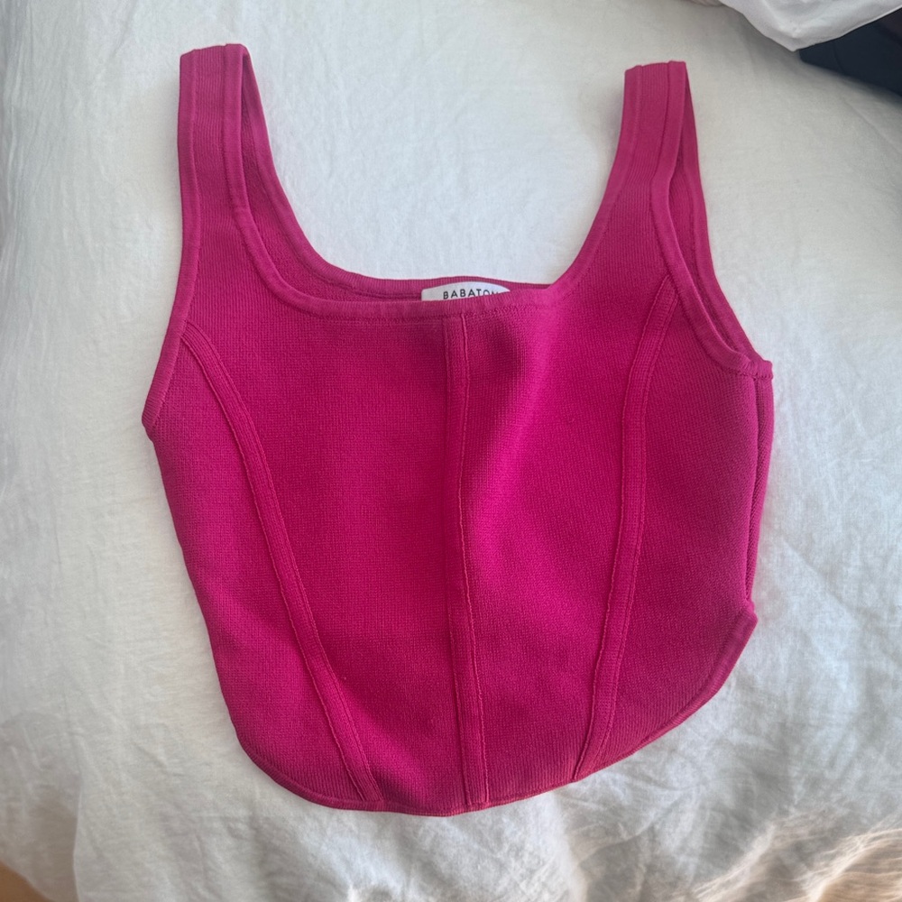 Babaton Fuchsia Tank Top